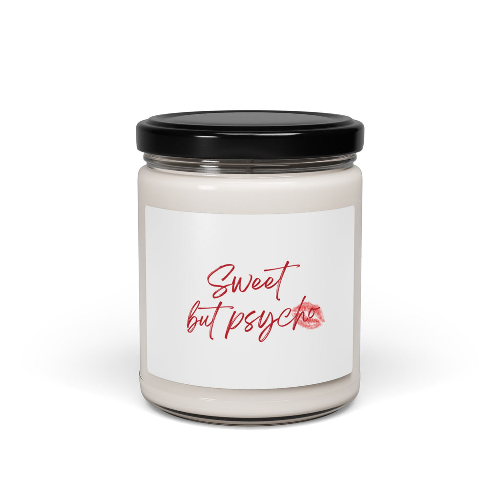 Soy Candle — "Sweet but Psycho" Scented 9oz Jar