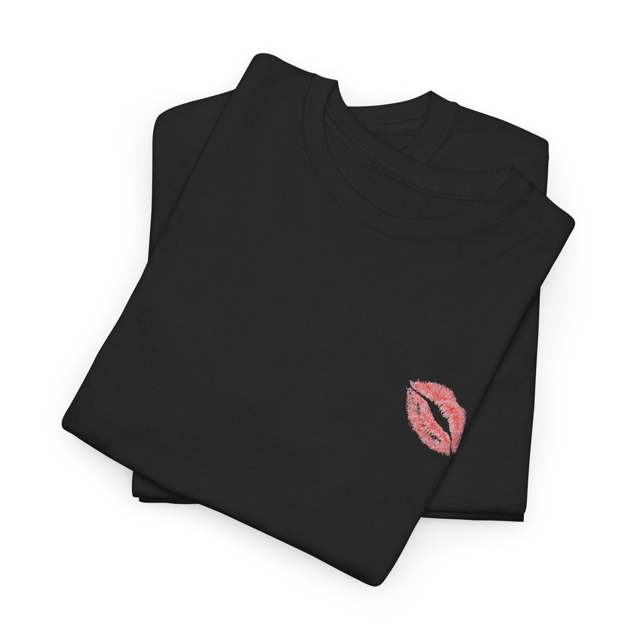 Sweet but Psycho Kiss Tee — Graphic White Cotton T-Shirt