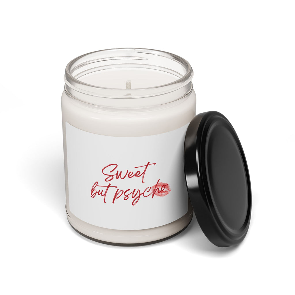 Soy Candle — "Sweet but Psycho" Scented 9oz Jar